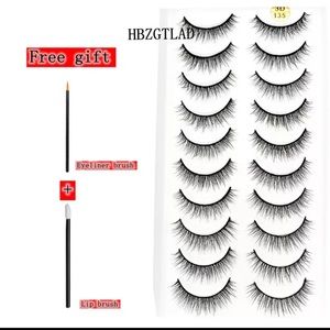 10 Pack of Lashes with free Gifts